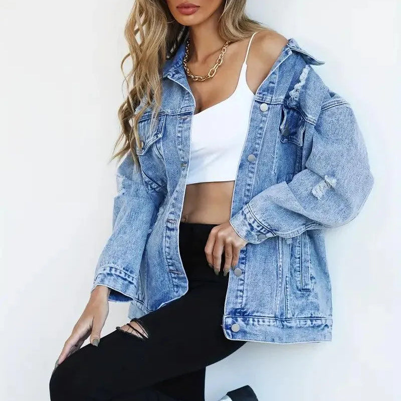 Women's Oversized Denim Jacket