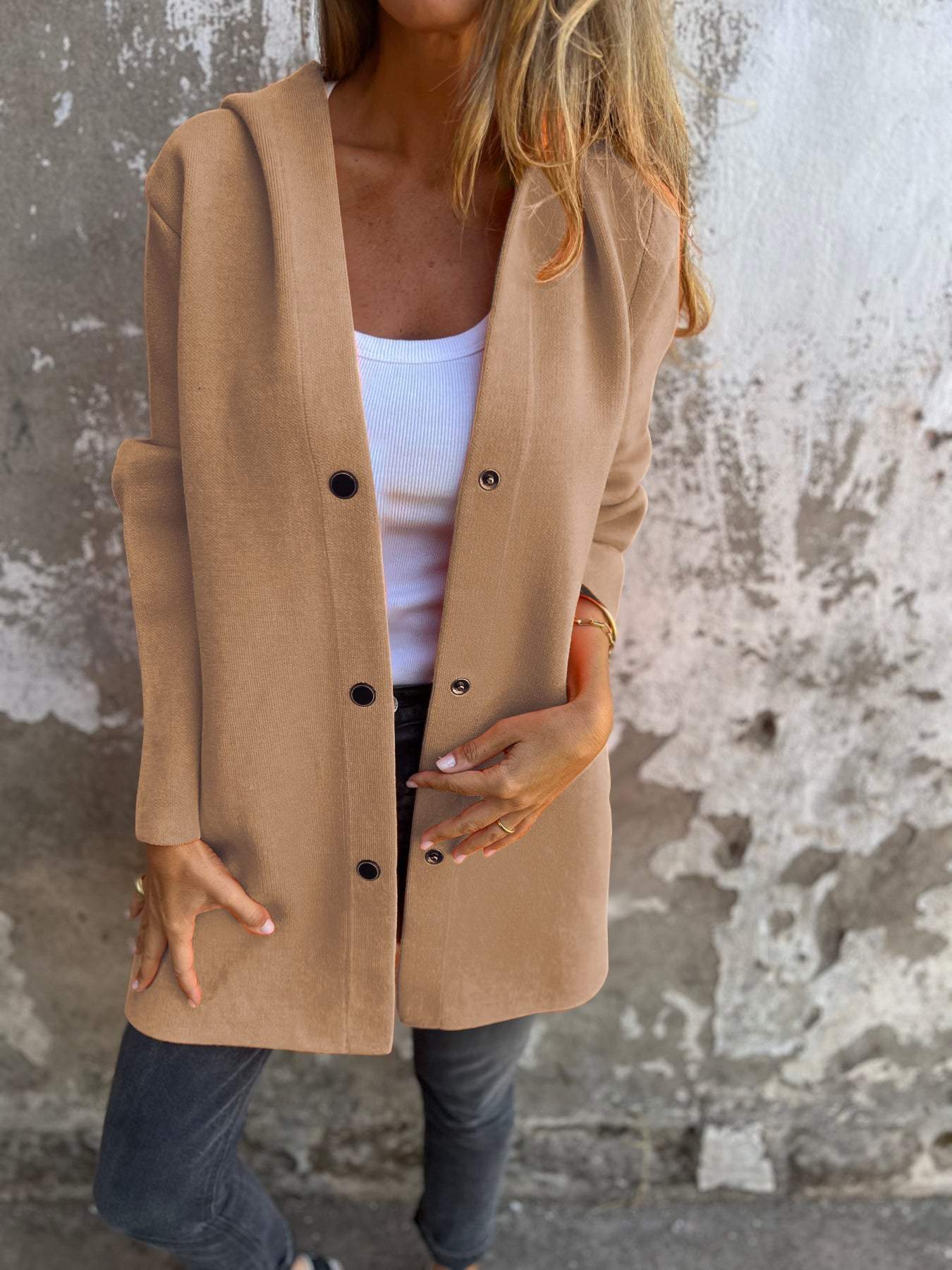 Women’s Cardigan with Button Accents