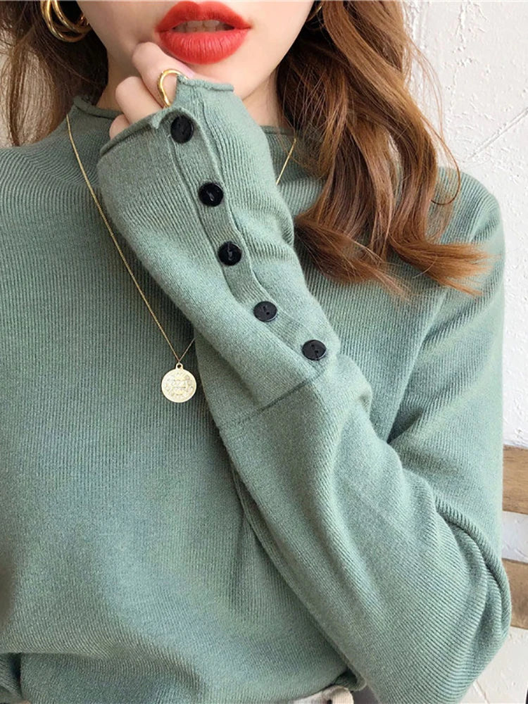 Women’s Knitted Turtleneck Sweater