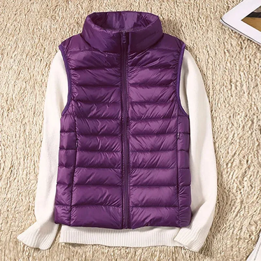 Women’s Bodywarmer Vest with Zipper