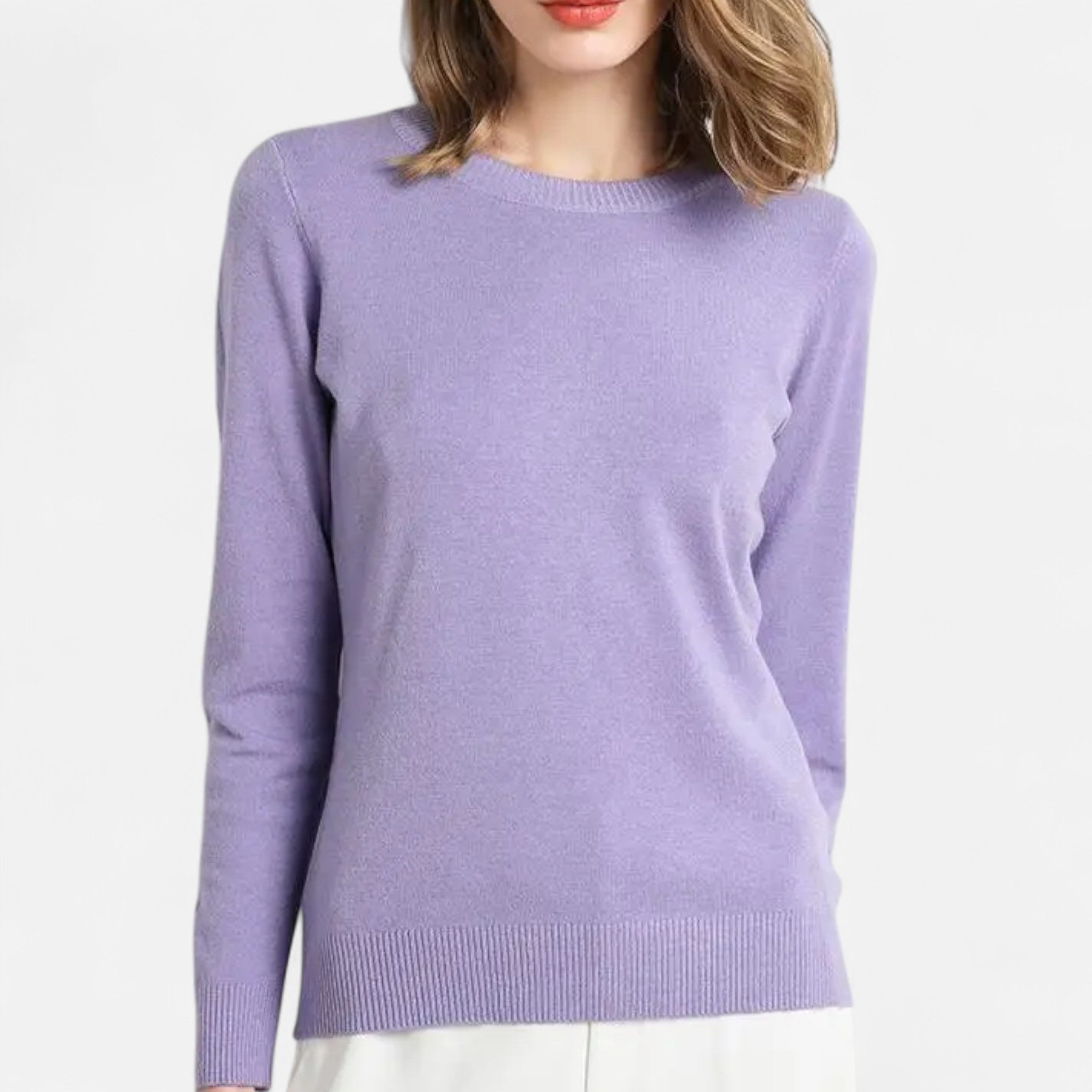 Dorevelle | Women’s Merino Wool Sweater – Timeless O-Neck Elegance 18