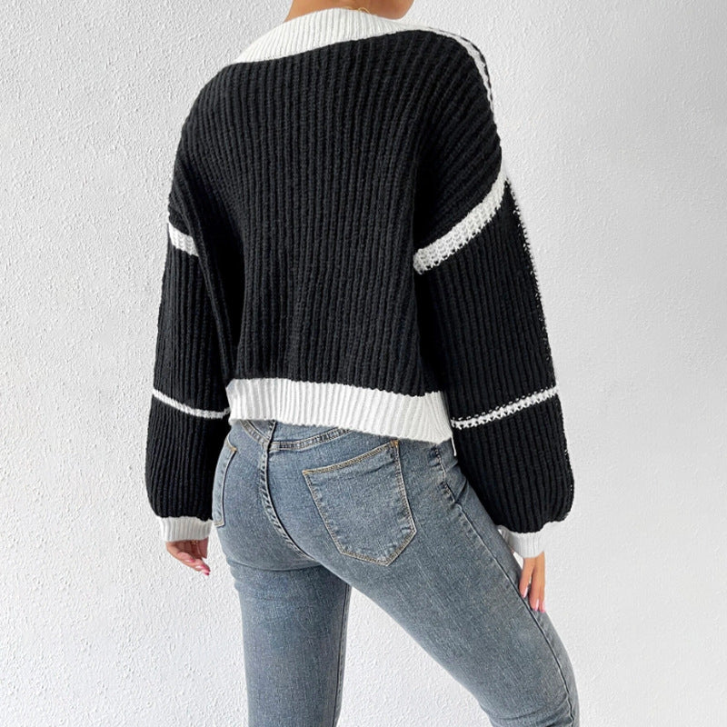 Linda | Women's Cropped Knit Cardigan 3