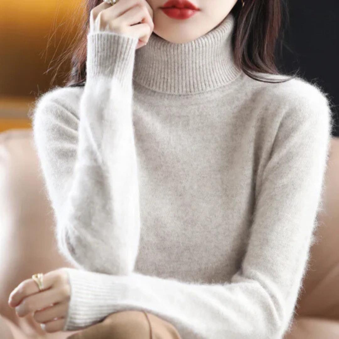 Women’s High Neck Fitted Sweater