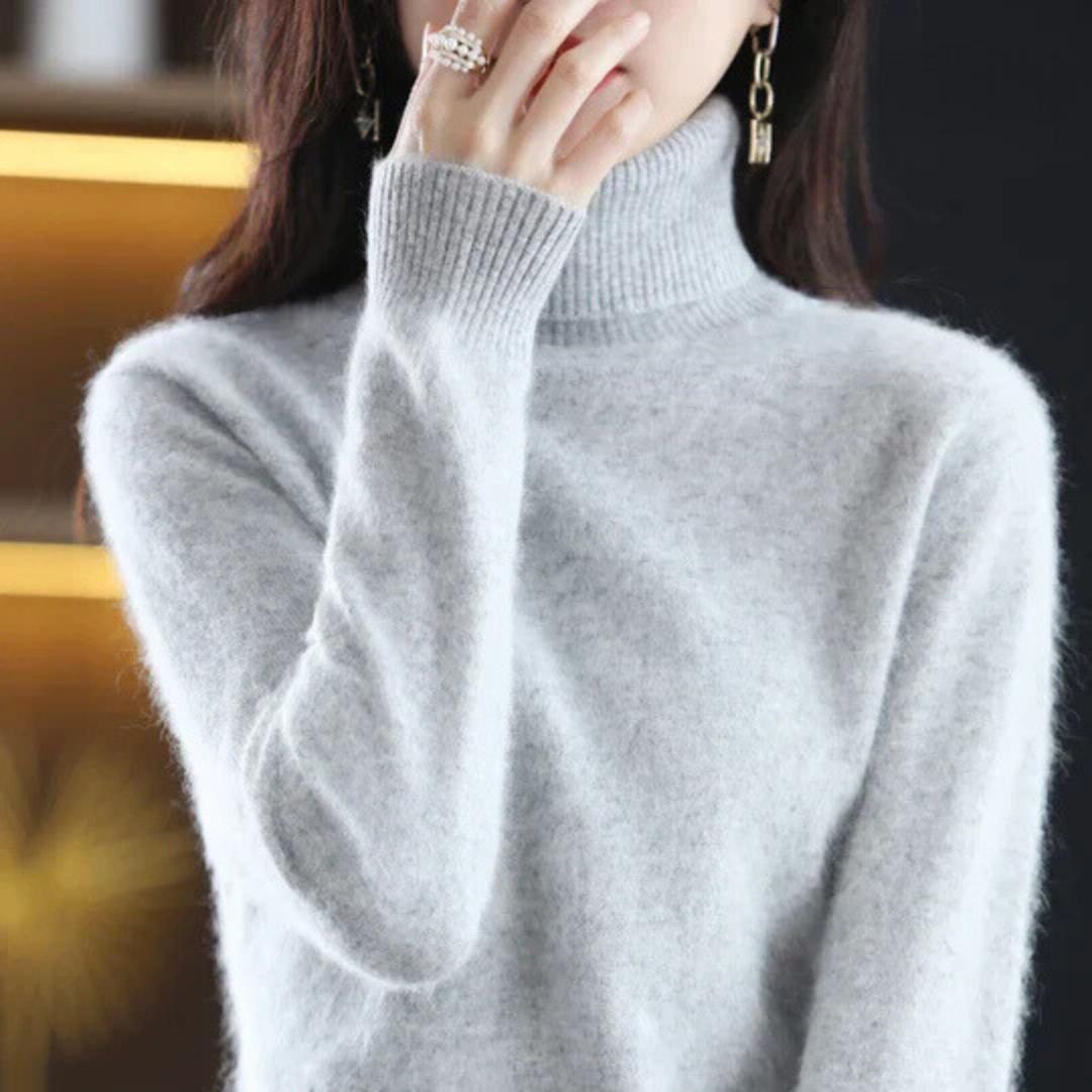 Women’s High Neck Fitted Sweater