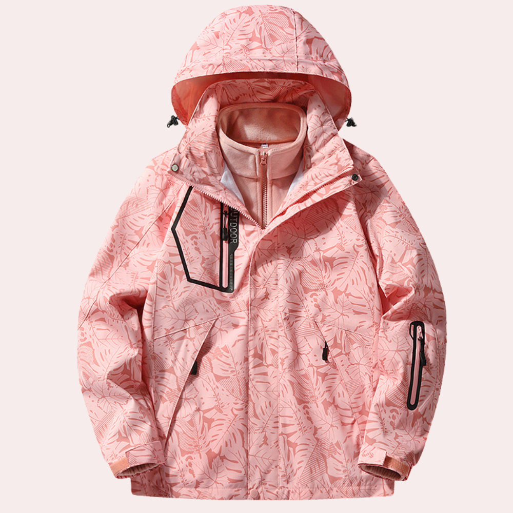 Women’s Jacket With Adjustable Hood And Defined Silhouette