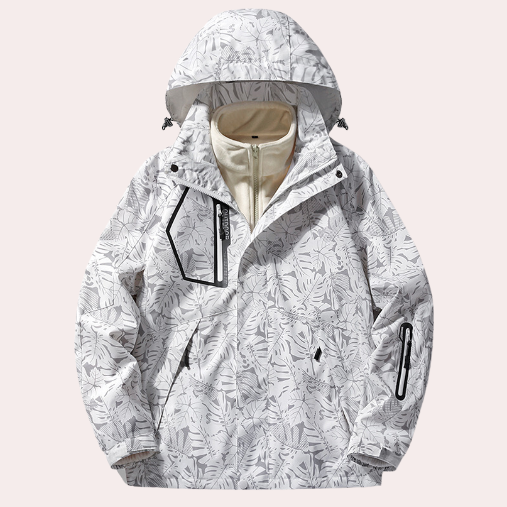 Women’s Jacket With Adjustable Hood And Defined Silhouette