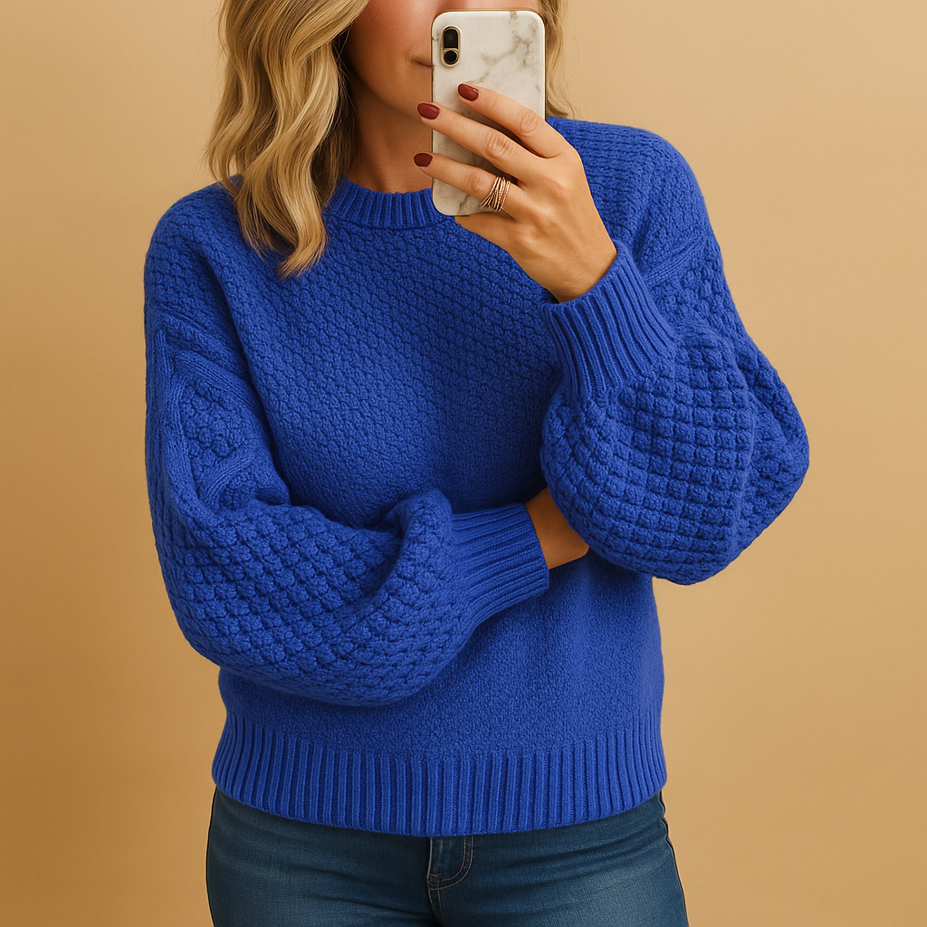 Women’s Warm Knitted Jumper – Elegant and Comfortable Fit 1