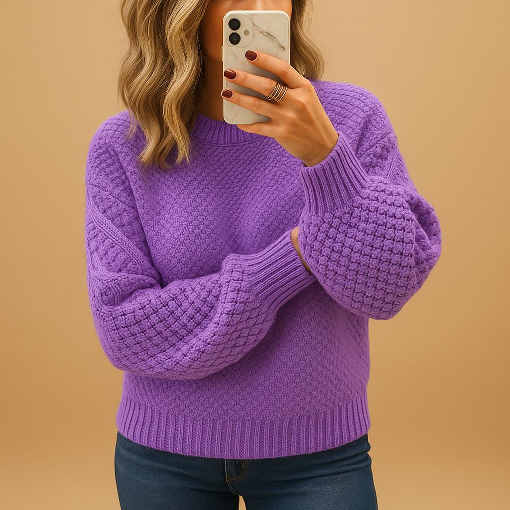 Women’s Warm Knitted Jumper – Elegant and Comfortable Fit 4
