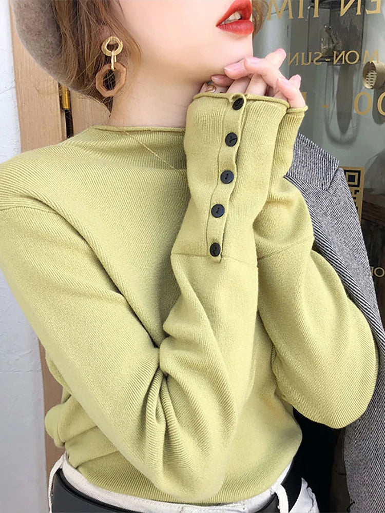 Women’s Knitted Turtleneck Sweater