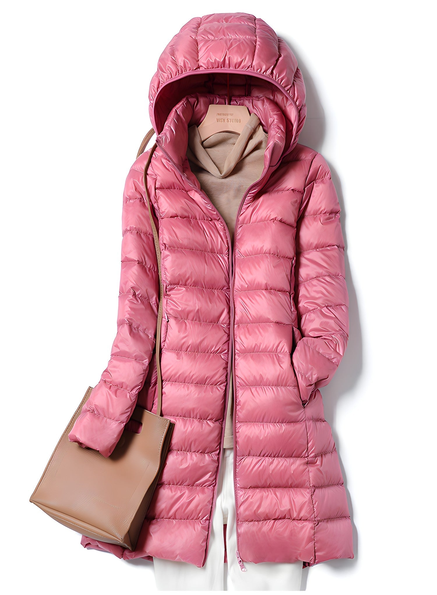 Women's Long Hooded Puffer Jacket