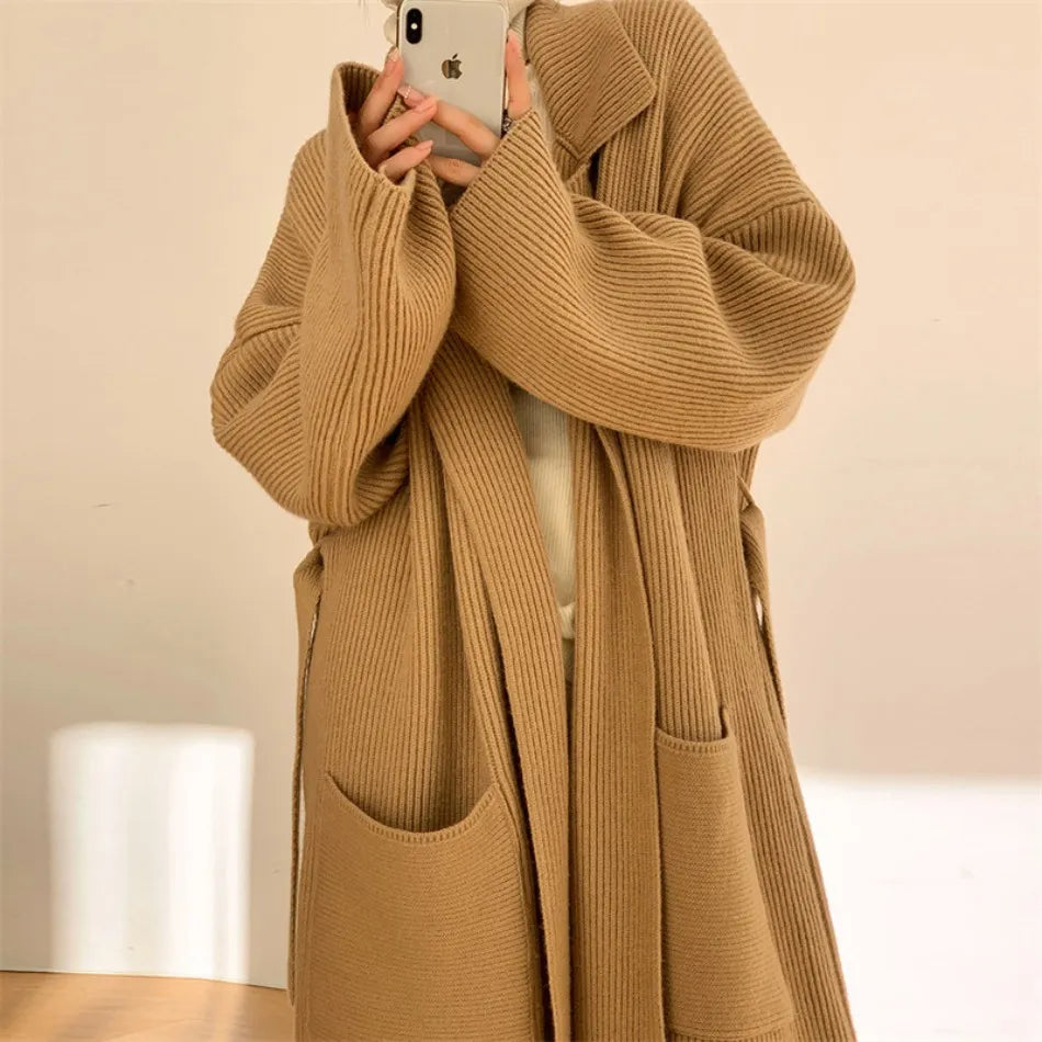 Women’s Long Open Cardigan