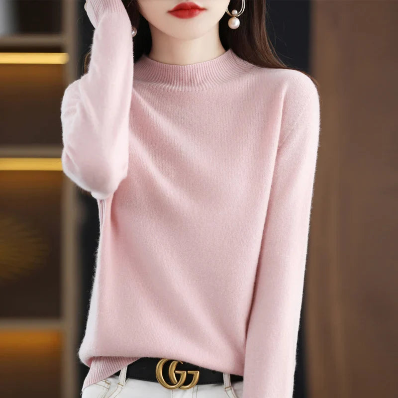 Women’s O-Neck Jumper With Straight Cut