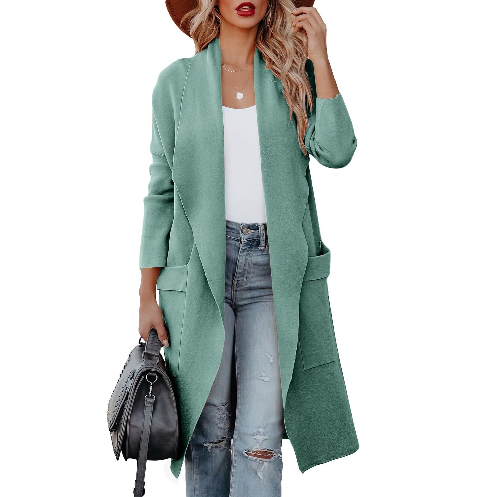 Women’s Oversized Cardigan with Batwing Sleeves