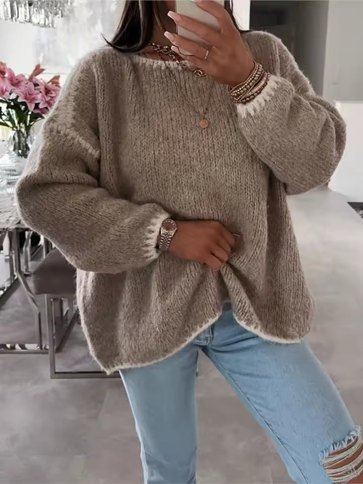 Women’s Oversized Chunky Knit Pullover Jumper
