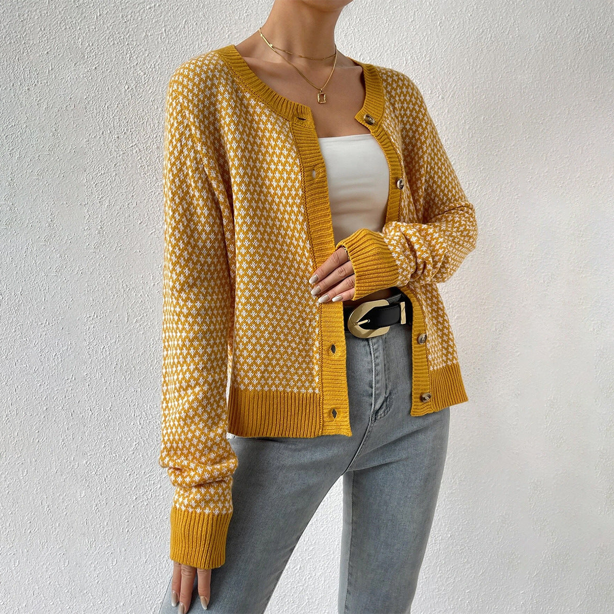 Karina | Women's Button-Front Cardigan Sweater 1