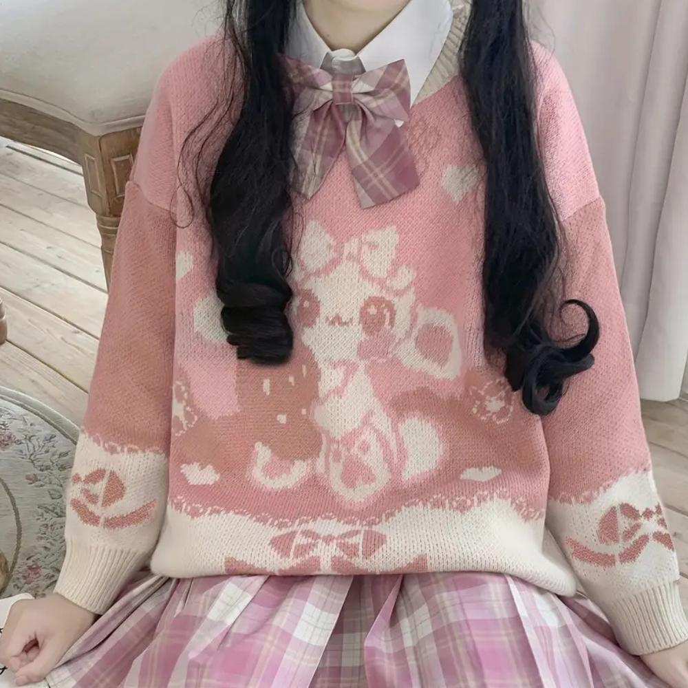 Women’s Round-Neck Jumper With Relaxed Fit