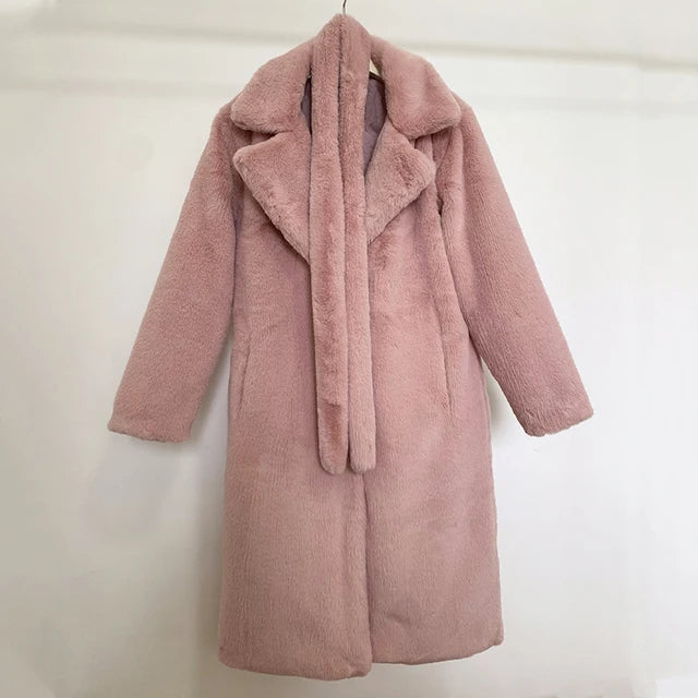 Women’s Structured Coat with Flowing Design