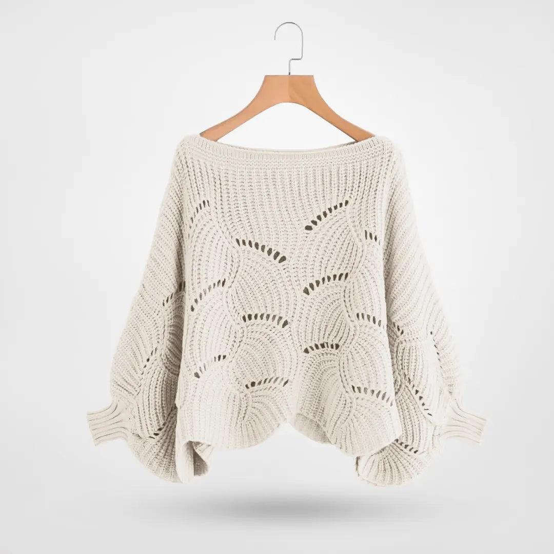 Women's Sweater With Balloon Sleeves