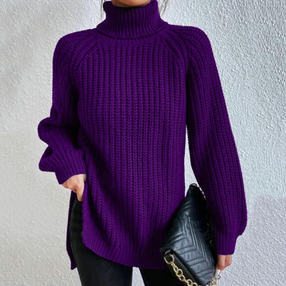 Women's Turtleneck Jumper With Long Sleeves