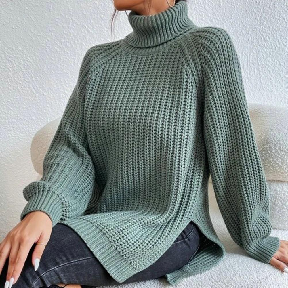 Women's Turtleneck Jumper With Long Sleeves