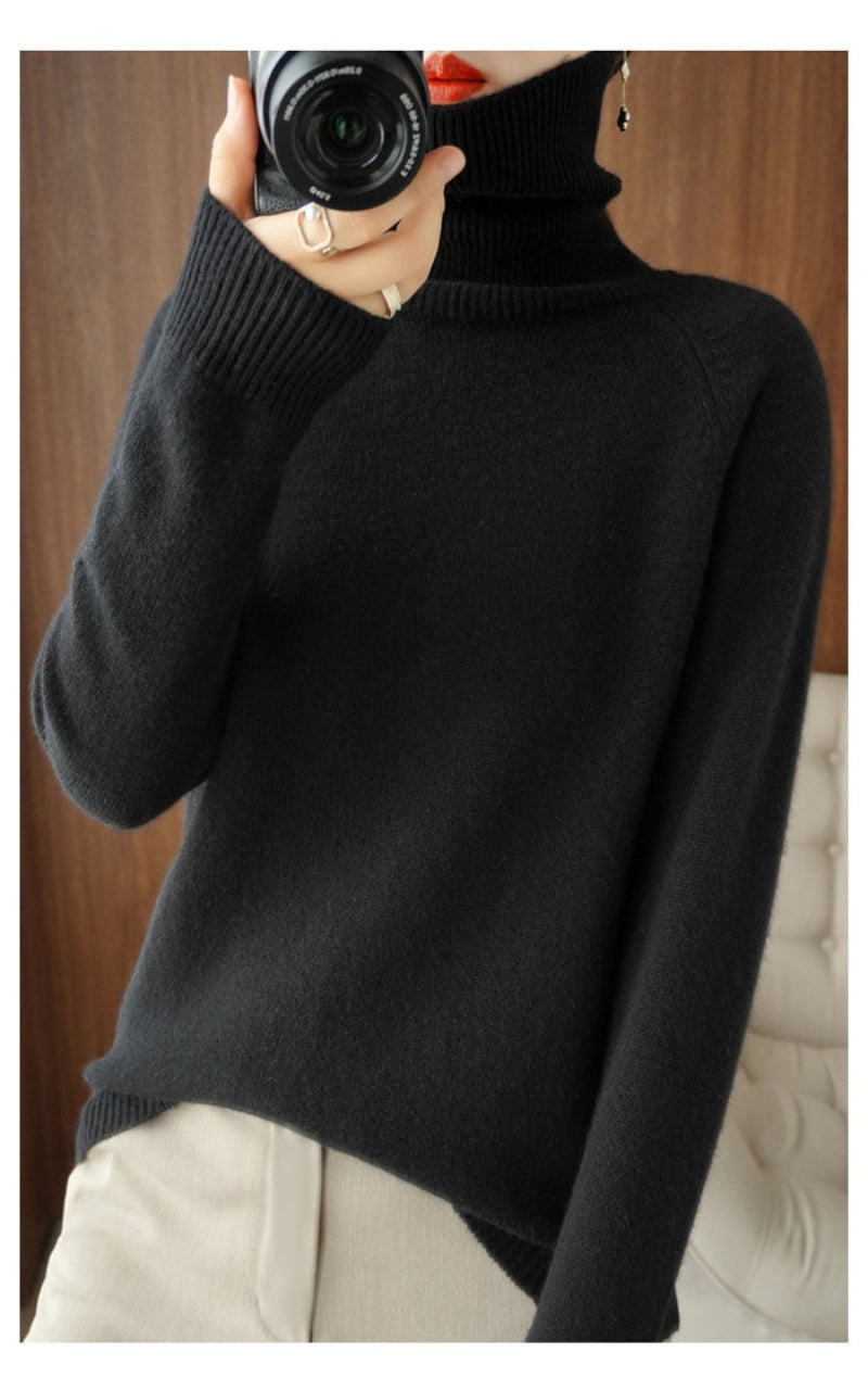 Women’s Turtleneck Knit Jumper