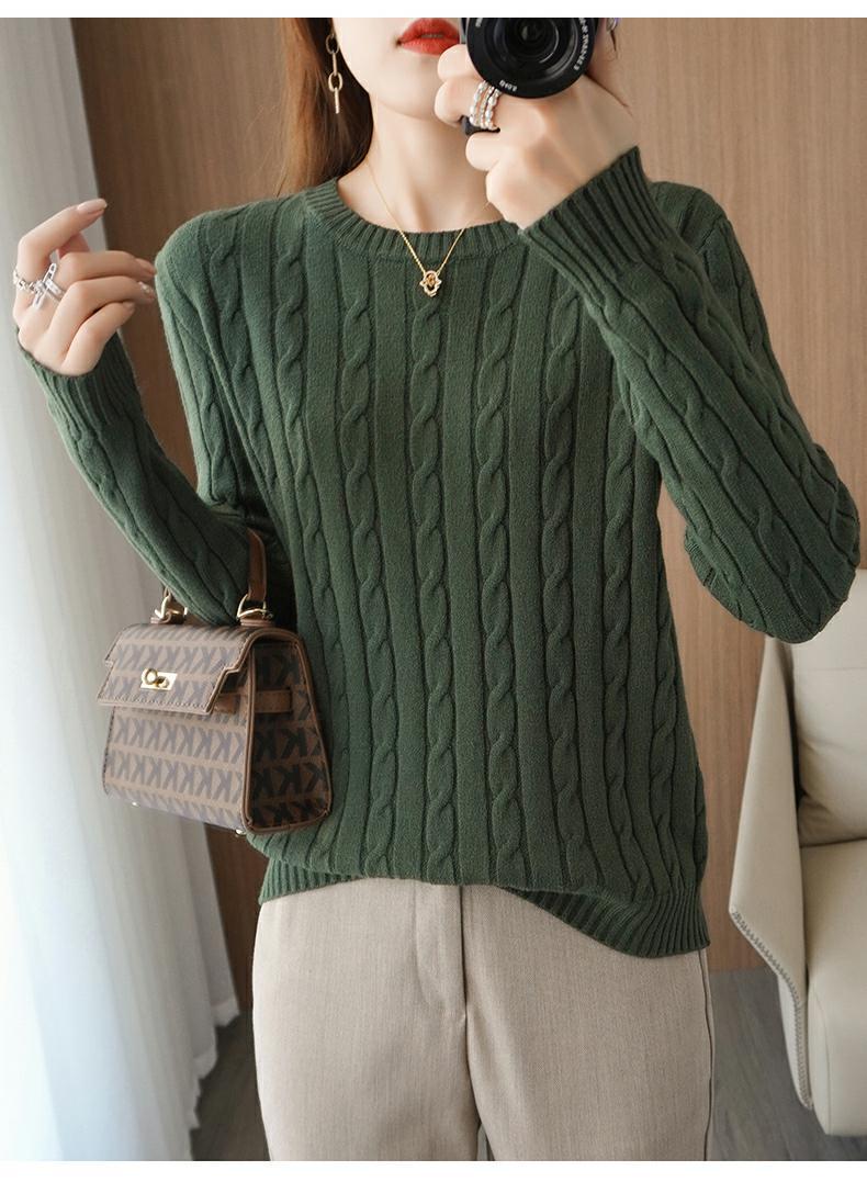 Women’s Winter Cable Knit Pullover Sweater