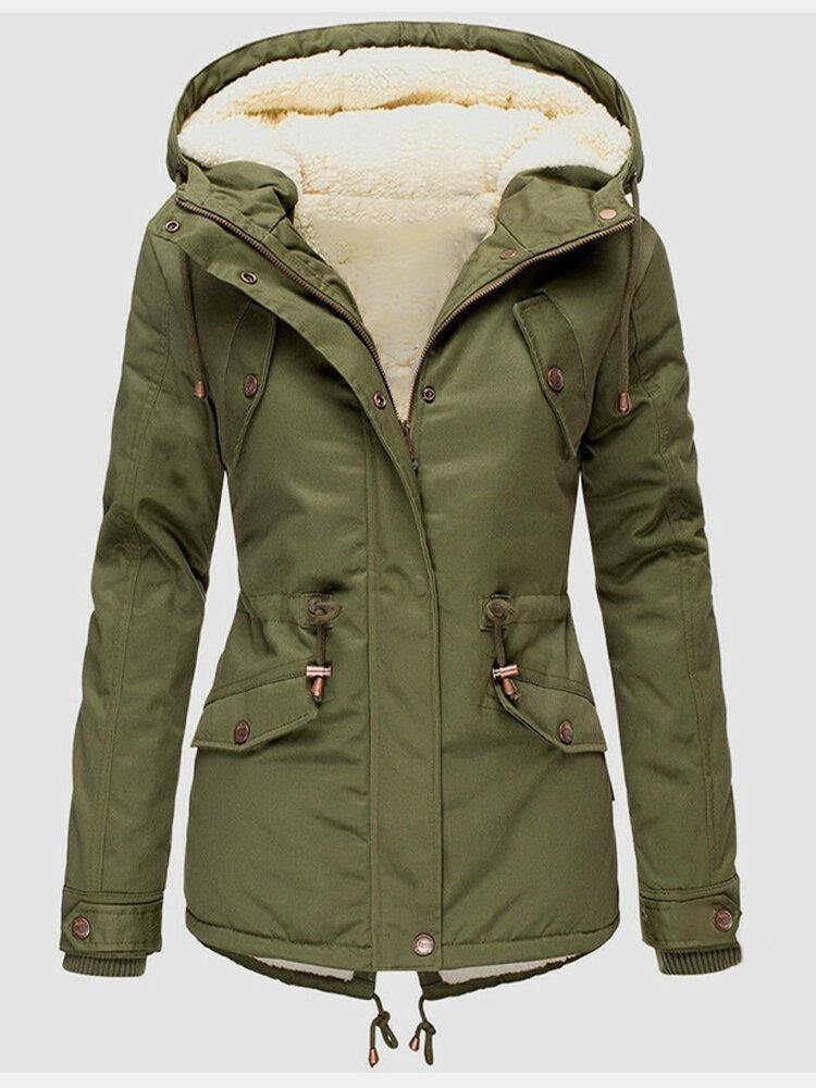 Women’s Winter Jacket With Adjustable Hood