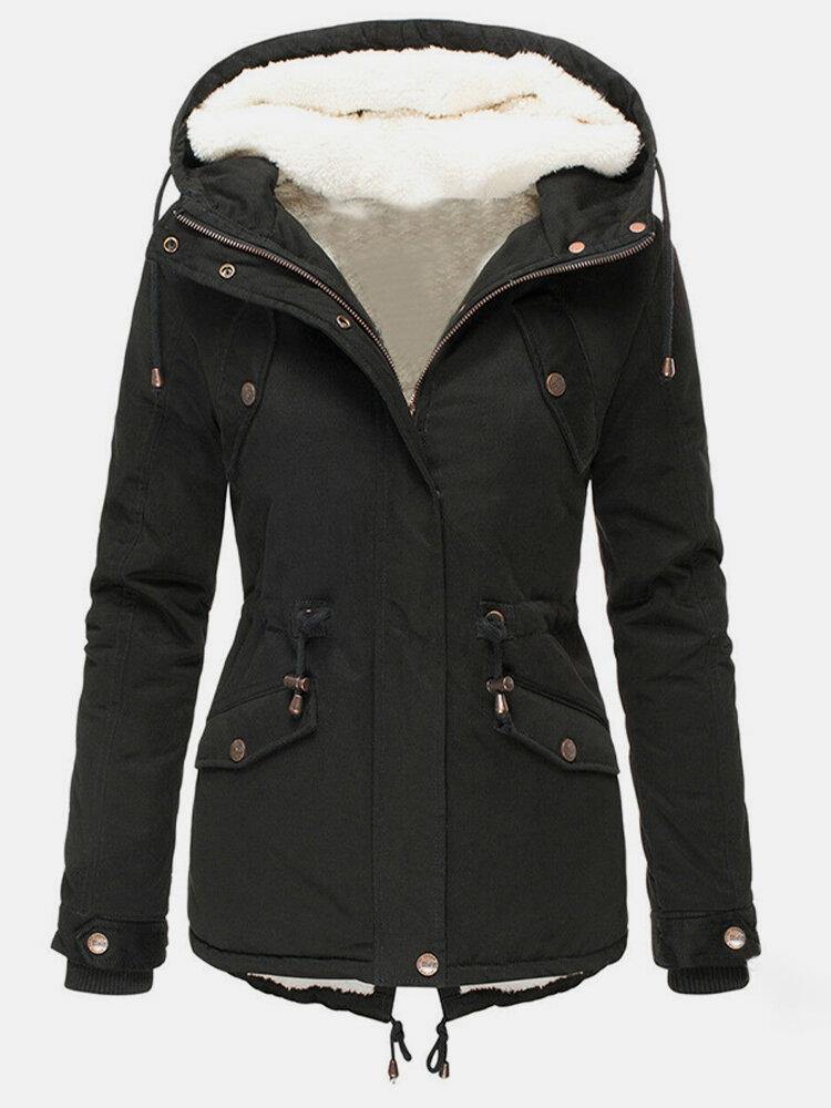 Women’s Winter Jacket With Adjustable Hood