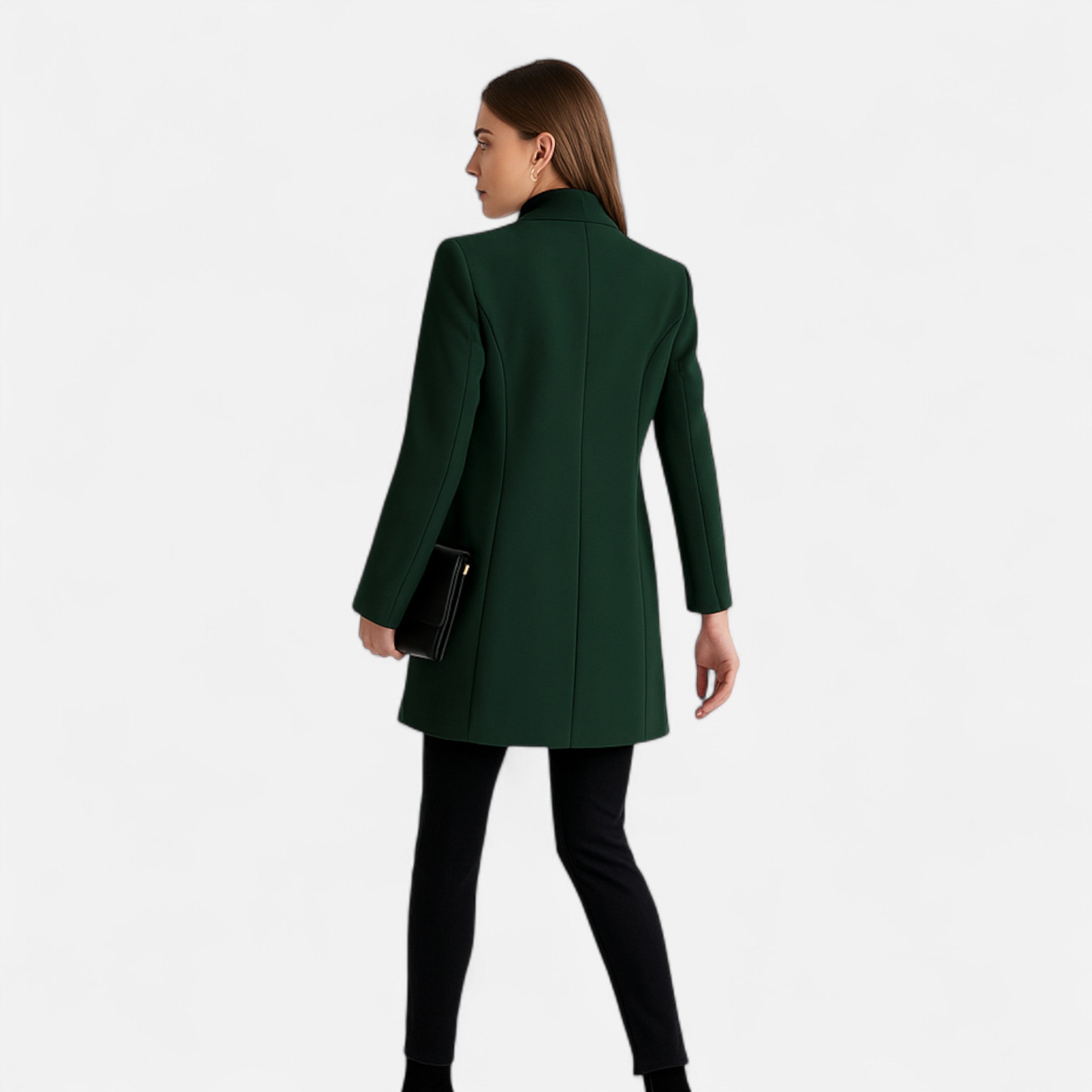 Dorevelle | Women’s Long Coat – Refined Raglan Sleeve Design 3