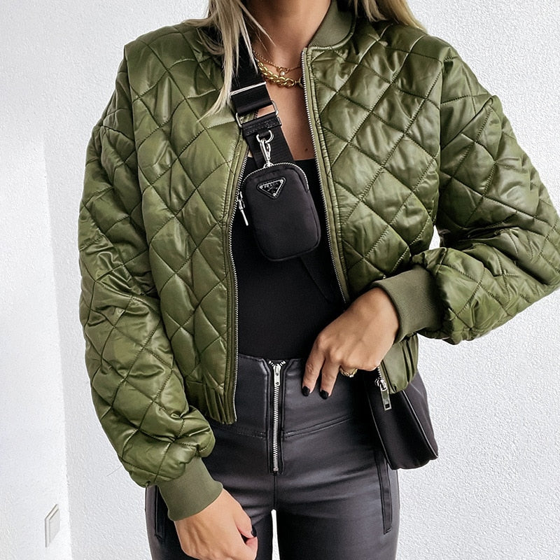 Women’s Zip Jacket with Defined Waist