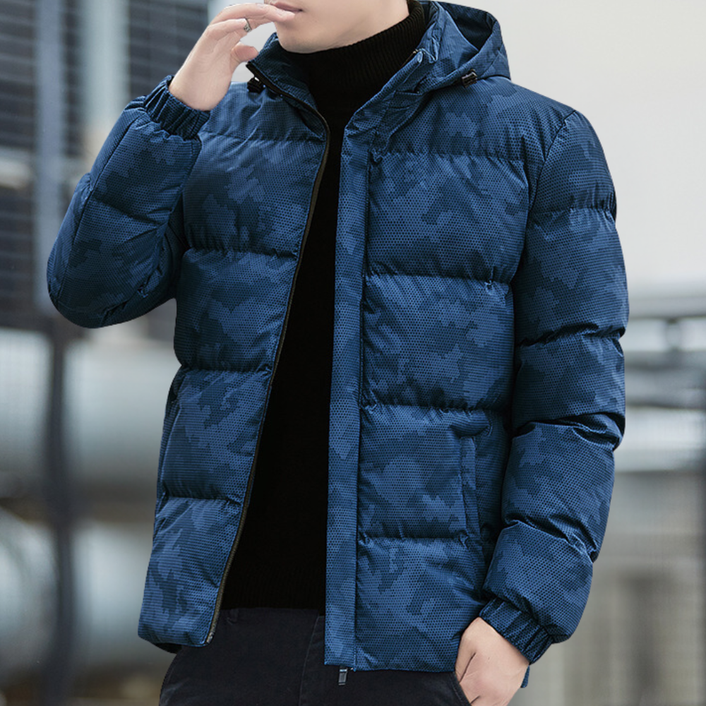 Jose - Men's comfortable winter jacket with quilted lining