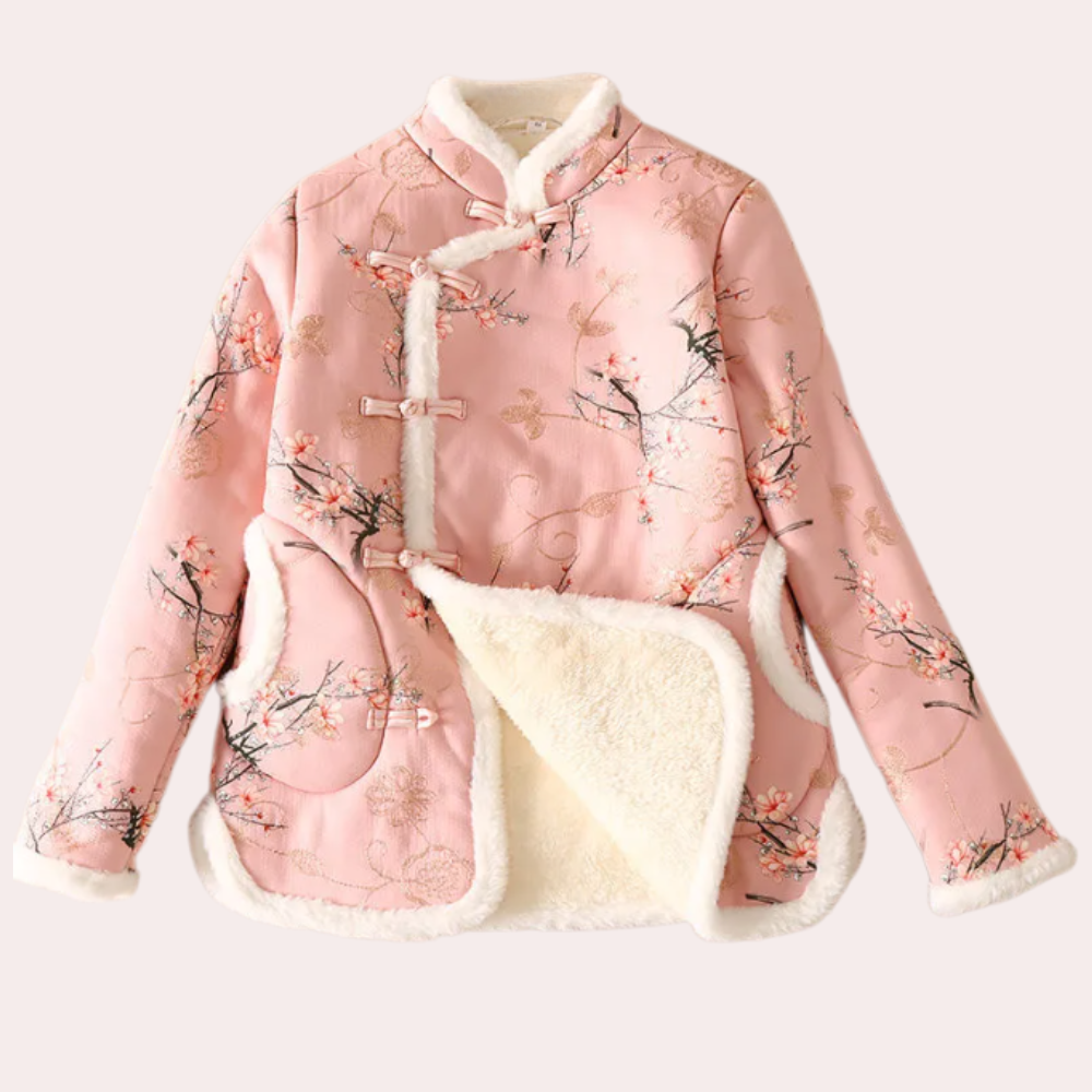 Esmaria - Women's Elegant Floral Jacket