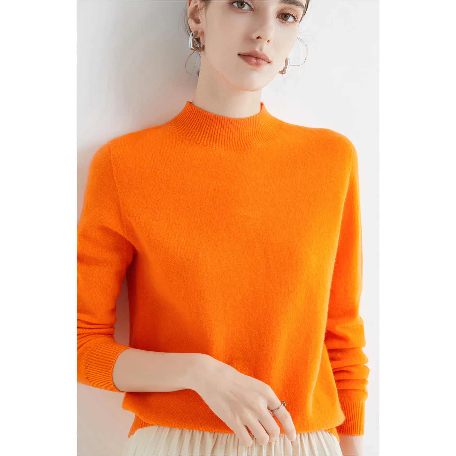 Mabel - Comfortable Long Sleeve Sweater