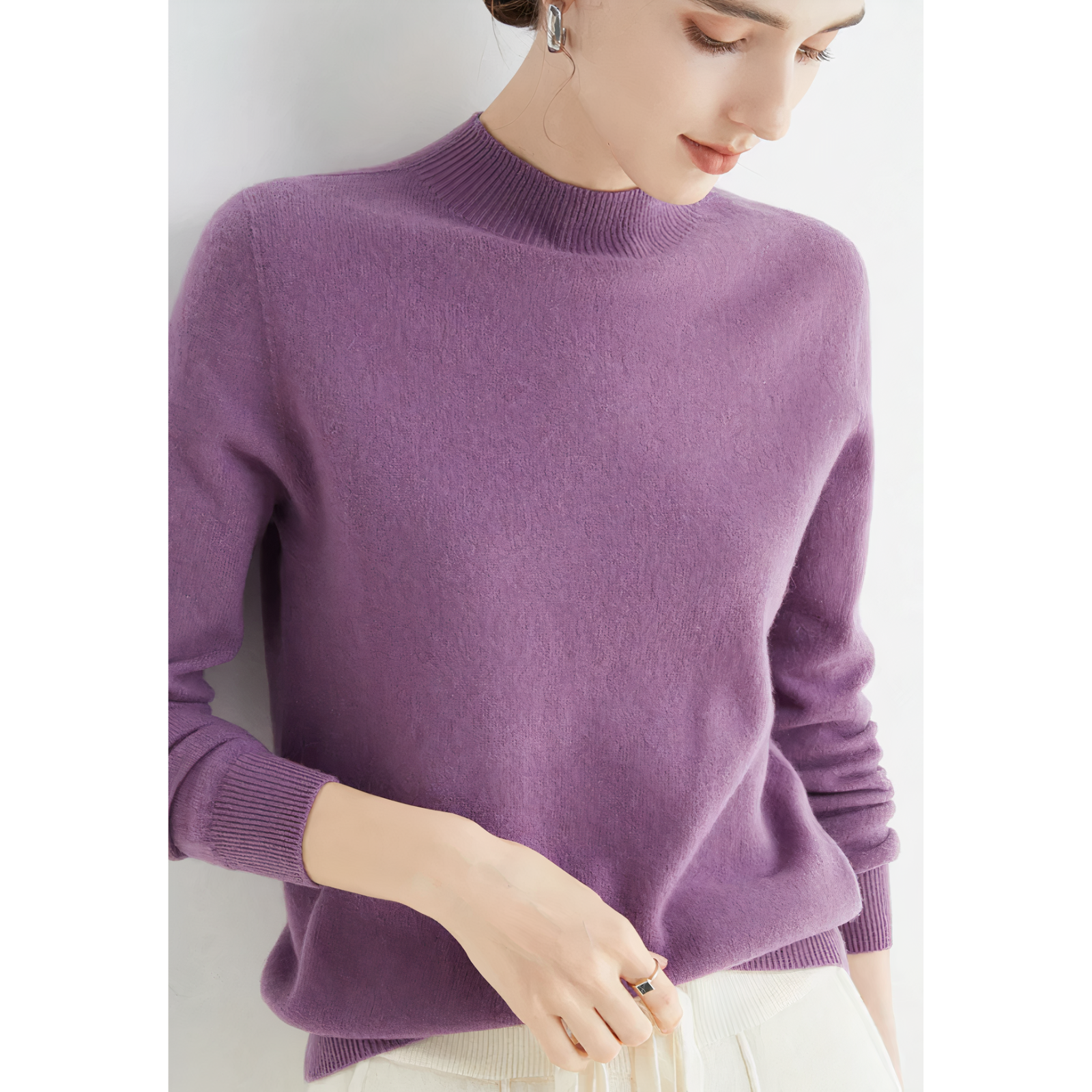 Mabel - Comfortable Long Sleeve Sweater