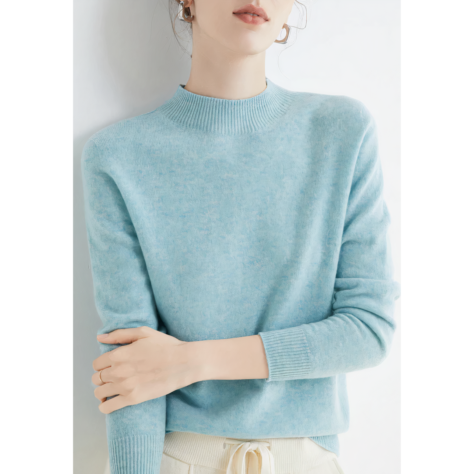 Mabel - Comfortable Long Sleeve Sweater