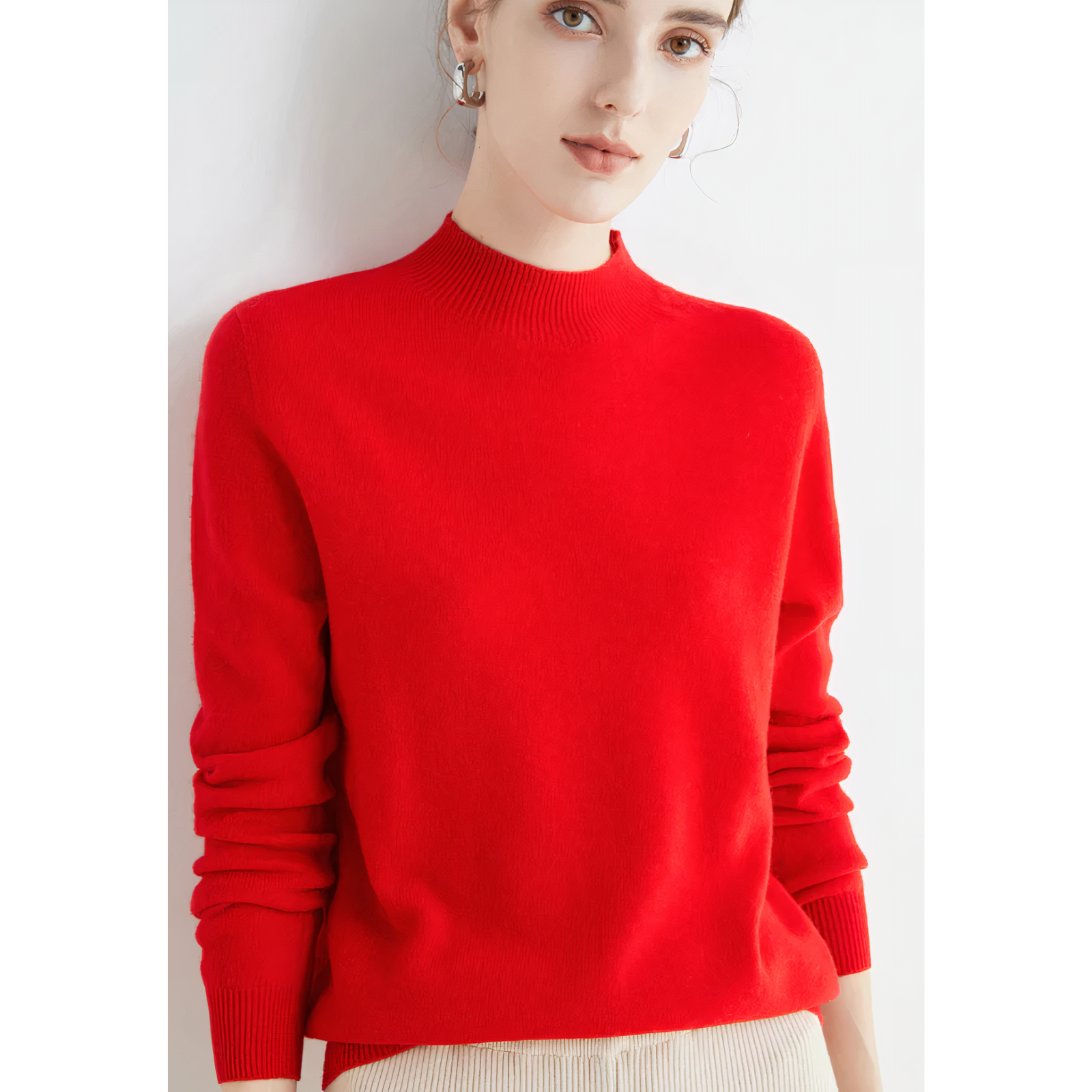 Mabel - Comfortable Long Sleeve Sweater