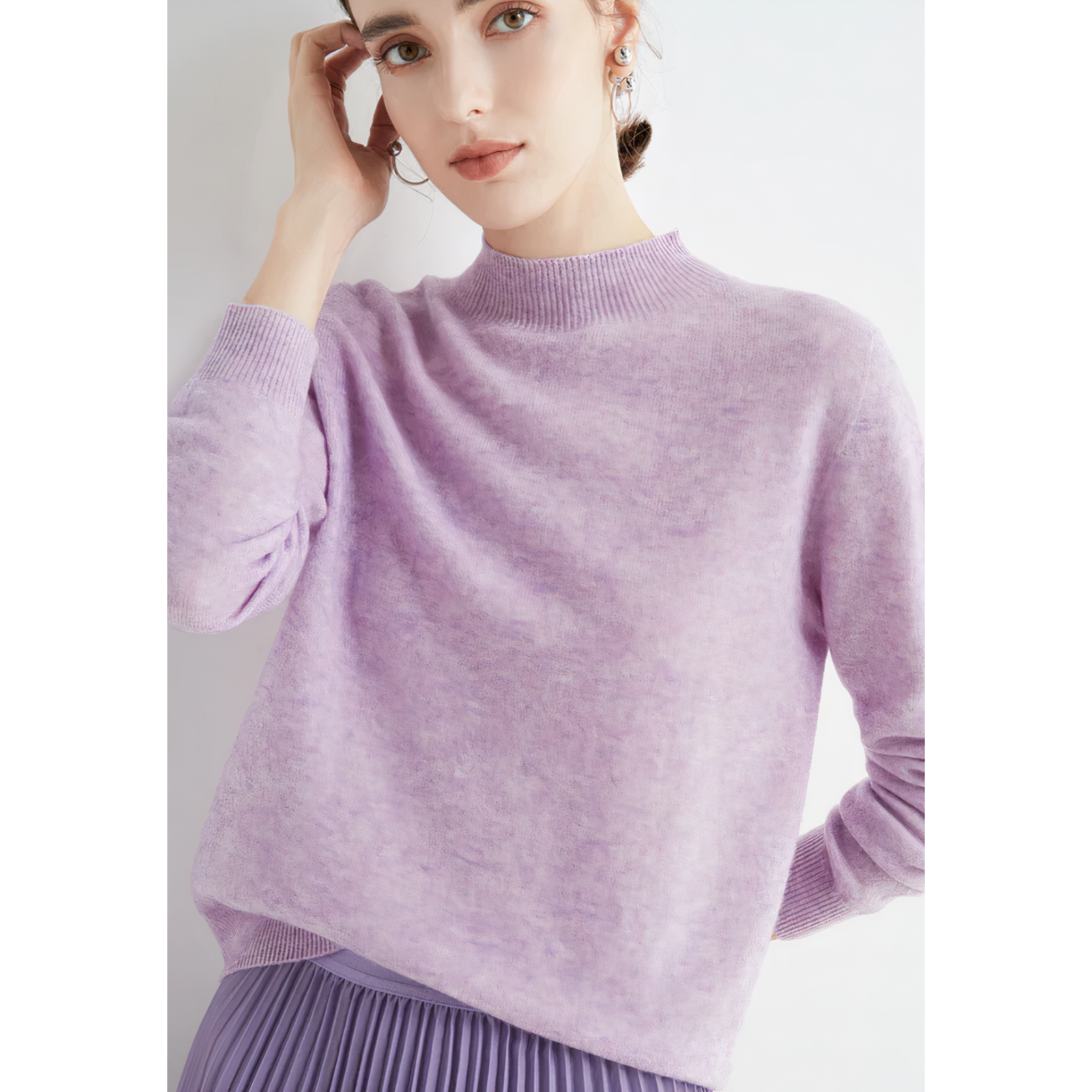 Mabel - Comfortable Long Sleeve Sweater