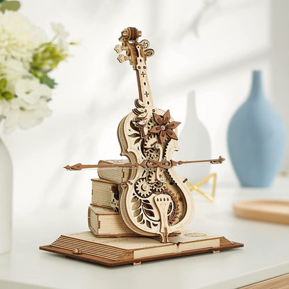 DIY Wooden Cello, Self-Playing Musical Instrument™ - Your Own Musical Work of Art