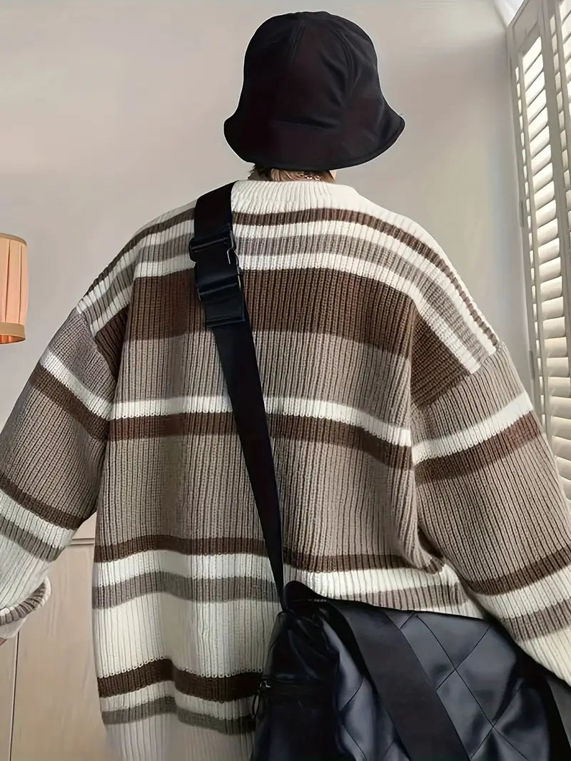 Jeff - Men's Striped Sweater