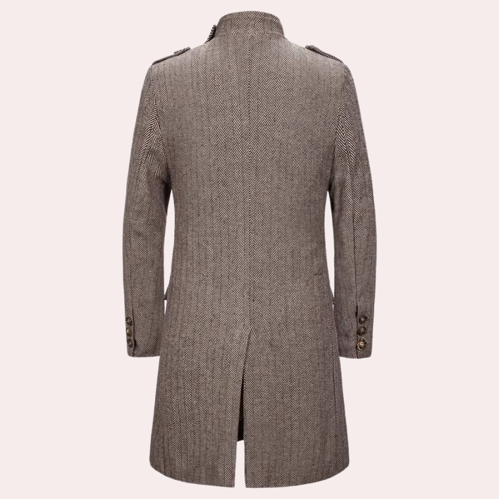 Johnny - Elegant medium-length coat for men