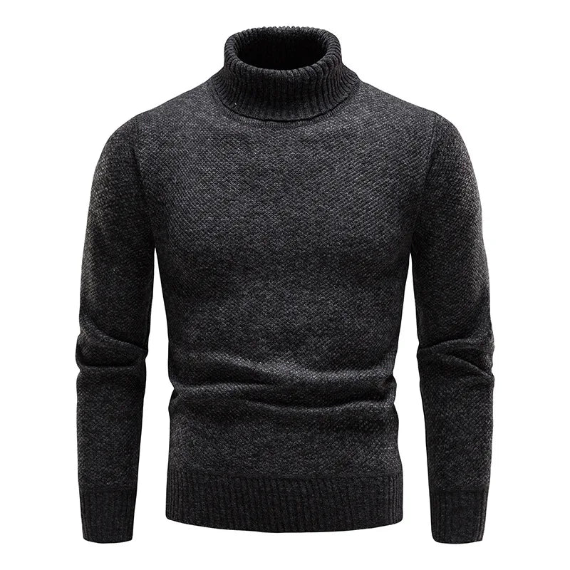 Raffael - Men's Warm Slim-Fit Turtleneck Sweater