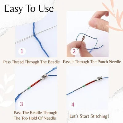 EasyStitch™ - Embroidery Needle Set, Improve Your Sewing Experience!