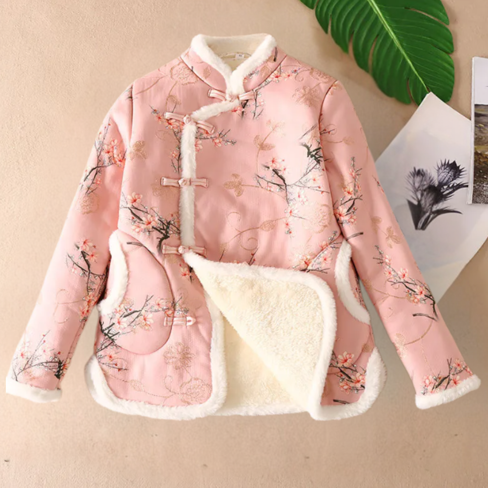 Esmaria - Women's Elegant Floral Jacket