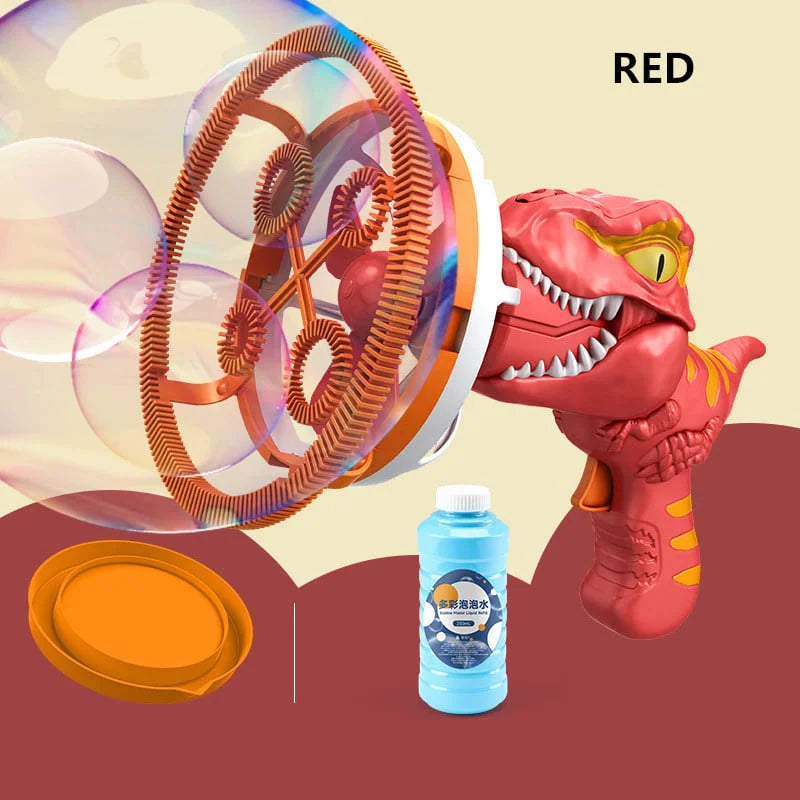 Electric Dinosaur Bubble Machine™ - Colorful Fun For Children!