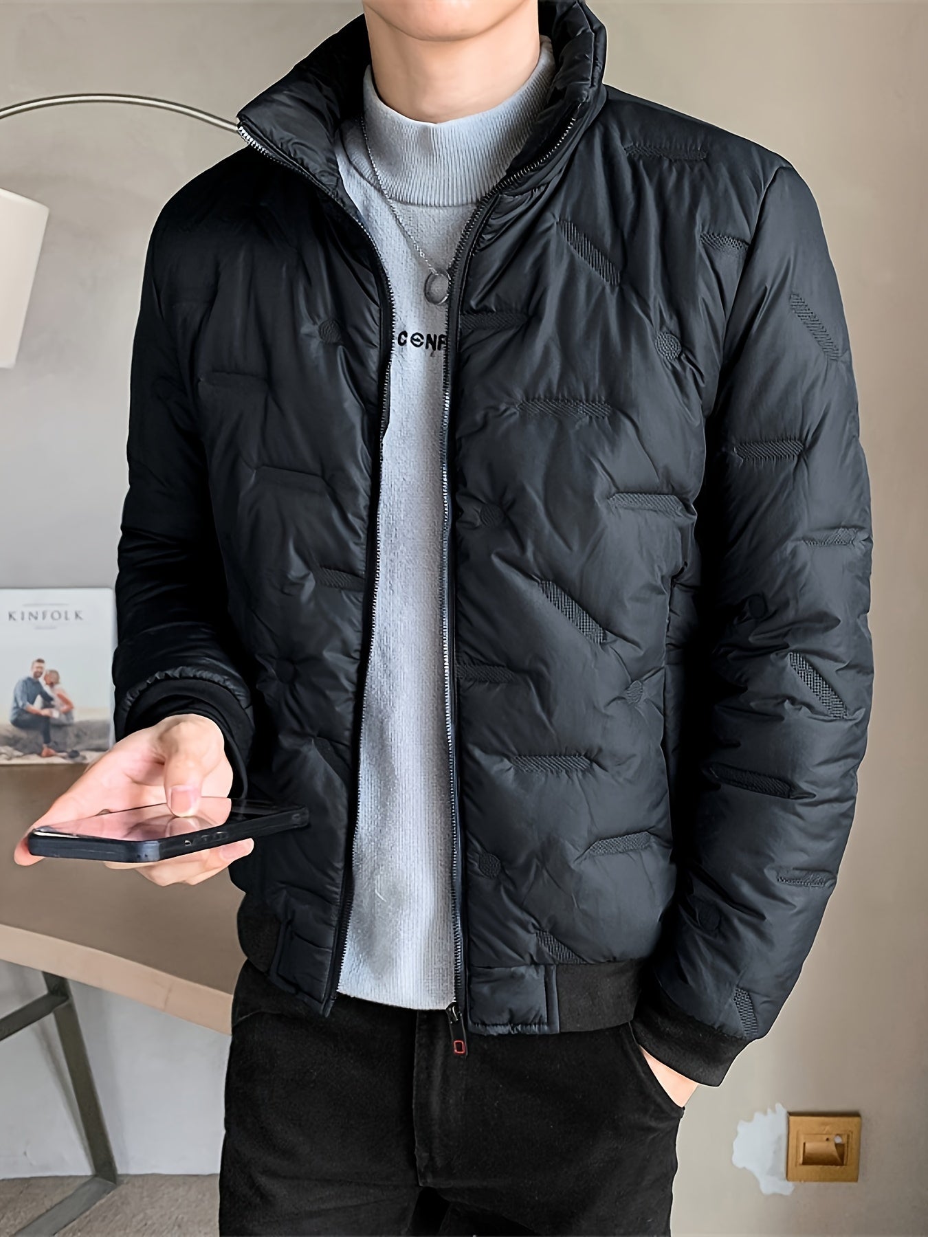 Mikhail - Comfortable and stylish winter jacket for men