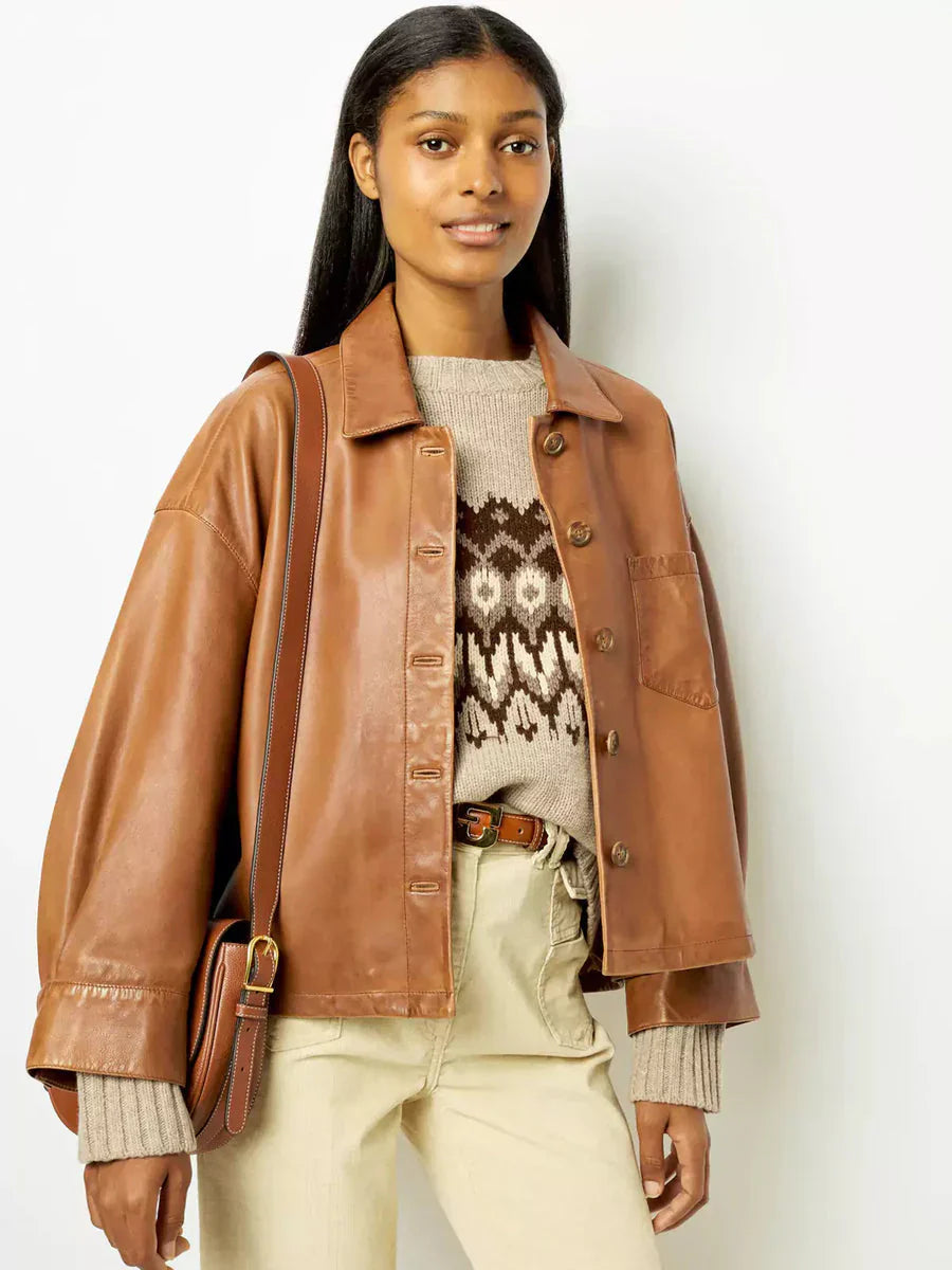 Women’s Vintage Jacket with Refined Shape