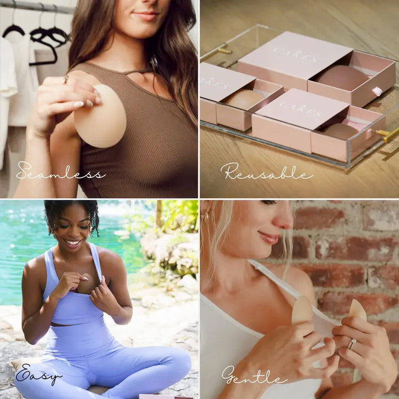 Seamless Nipple Covers™ - Perfect hold, invisible and confident in seconds!