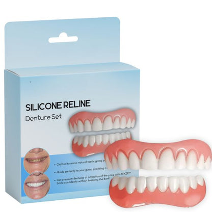 Silicone Reline Denture Set™ - Give your smile a new shine