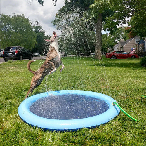 Water Play Mat™ - Interactive water fun for dogs!