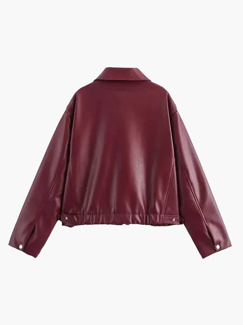 Women's Loose Jacket with Silver Accents